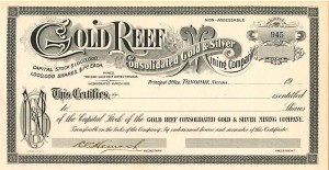 Gold Reef Consolidated Gold and Silver Mining Co.